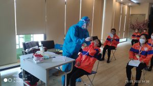 Năm Châu IMS test PCR cho 23 TTS Nhật xuất cảnh T3/2022