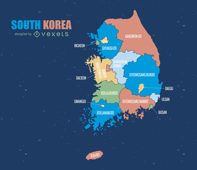 Bản Đồ Hàn Quốc 2023 Đẹp Và Chi Tiết Nhất (Full Hd) |Namchauims