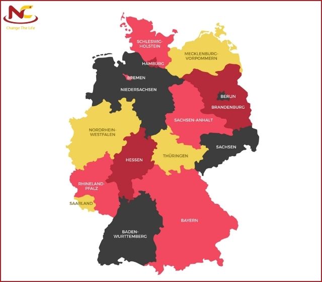 Xem bản đồ nước Đức chuẩn và mới nhất 2023 (Full HD)