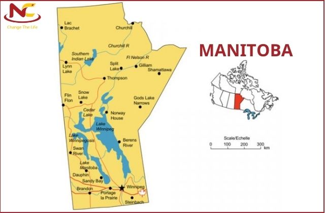 bản đồ Manitoba