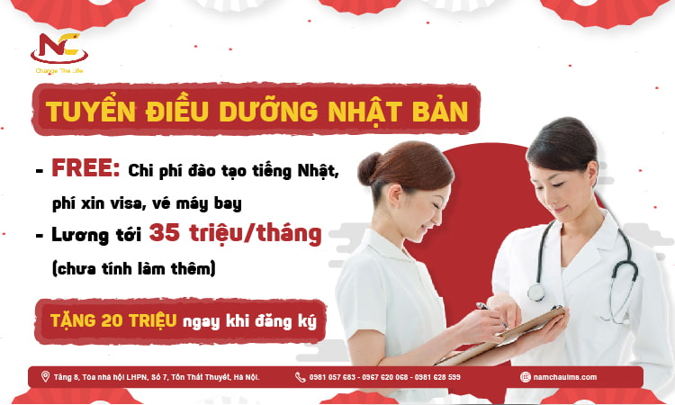 Tuyển xkld điều dưỡng ở Nhật