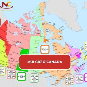 Múi giờ Canada so với Việt Nam | Canada hơn Việt Nam mấy tiếng?