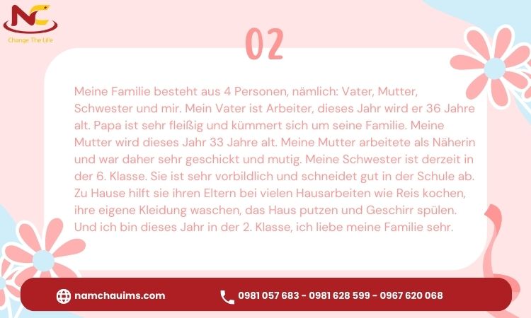 đoạn văn giới thiệu gia đình bằng tiếng đức đoạn văn giới thiệu gia đình bằng tiếng đức