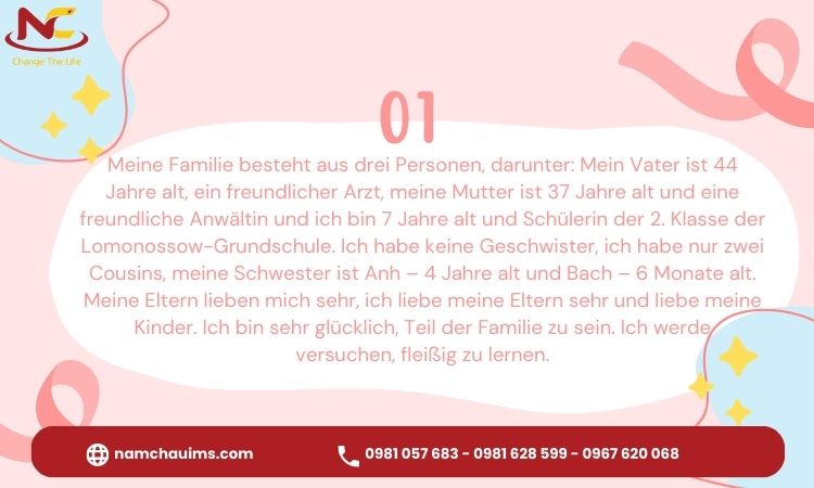 đoạn văn giới thiệu về gia đình bằng tiếng đức đoạn văn giới thiệu về gia đình bằng tiếng đức