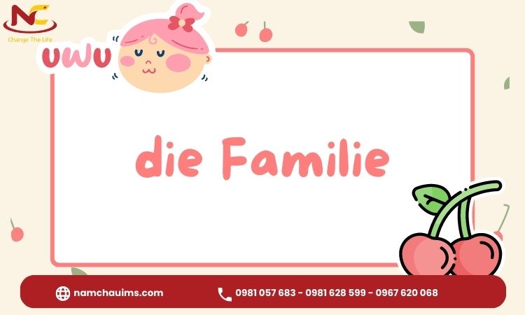 giới thiệu về gia đình bằng tiếng đức