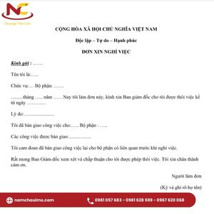 Mẫu đơn xin nghỉ việc hay 2024 và cách viết chuyên nghiệp