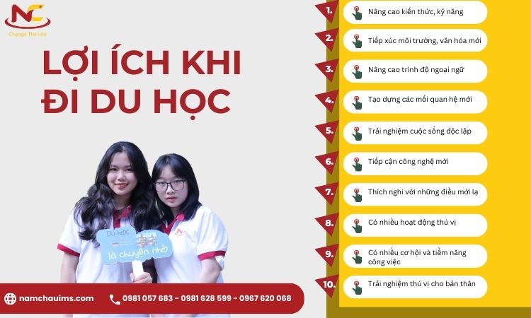 lợi ích du học đi du học có lợi ích gì