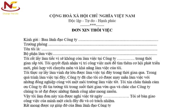 download đơn xin nghỉ việc tải mẫu đơn xin nghỉ việc