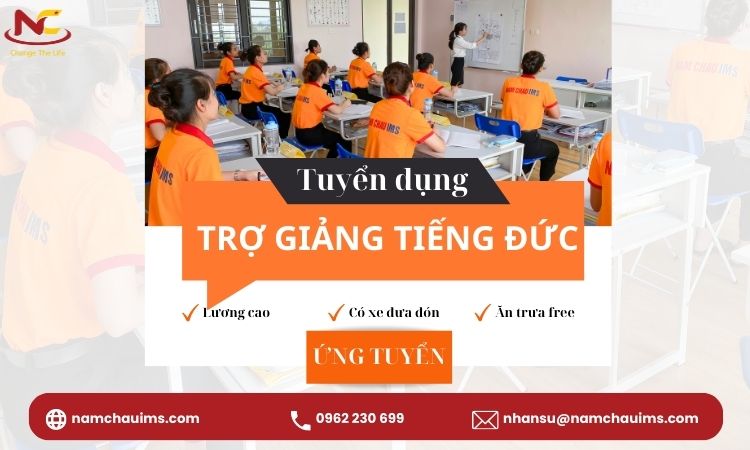 tuyển trợ giảng tiếng đức hà nội