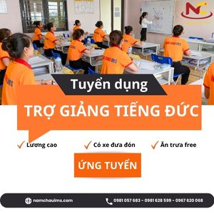 Tuyển dụng trợ giảng tiếng Đức tại Hà Nội Full time / Part time
