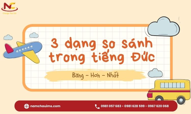 các dạng so sánh trong tiếng đức