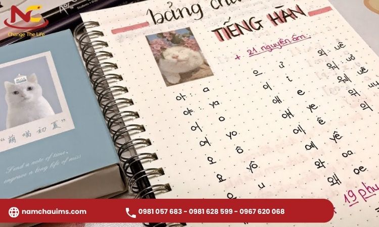 bảng chữ cái hàn quốc