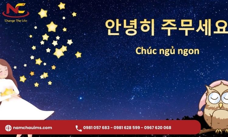 ngủ ngon tiếng hàn