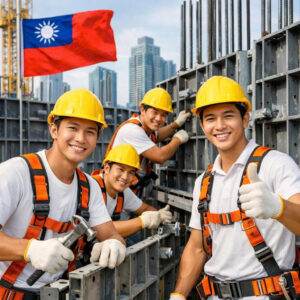 Tuyển 30 nam thợ mộc coppha làm việc tại Cao Hùng, Đài Loan. Tăng ca tốt.