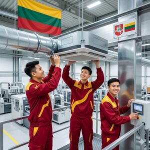 Năm Châu IMS tuyển thợ lắp đặt HVAC, thợ lắp đặt đường ống, thợ hoàn thiện nội thất tại Lithuania.